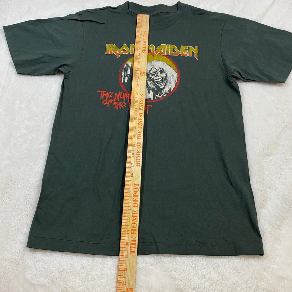 Iron Maiden Number of the Beast Graphic Print T-Shirt Small - Picture 4 of 6